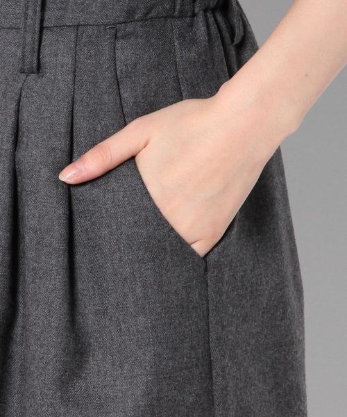 Another Edition（アナザーエディション）の「タックワイドパンツ/AE BC W WID PT（その他パンツ・レディース・ブラック/グレー/ライトグレー・MEDIUM/SMALL）」の5枚目の写真