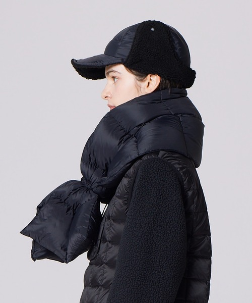 TAION（タイオン）の「【TAION（タイオン）】〈GOODS〉マウンテン ボリューム ダウンマフラー（マフラー・メンズ・ベージュ/ライトグレー/ブラック/ライトブラウン/ダークグレー/ダークネイビー/レッド系その他2・ONESIZE）」の21枚目の写真