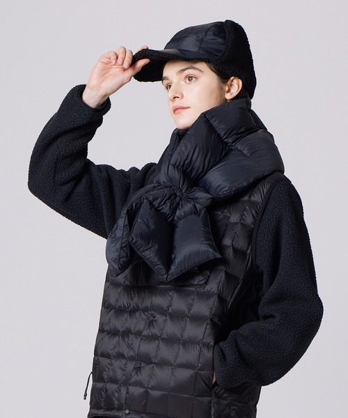 TAION（タイオン）の「【TAION（タイオン）】〈GOODS〉マウンテン ボリューム ダウンマフラー（マフラー・メンズ・ベージュ/ライトグレー/ブラック/ライトブラウン/ダークグレー/ダークネイビー/レッド系その他2・ONESIZE）」の22枚目の写真