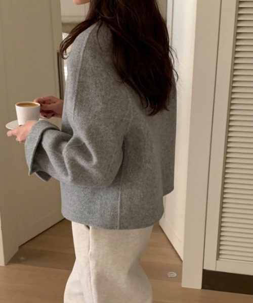 【セール】YUGA_YGMC ステンカラー ショートコート（ステンカラーコート）｜FREE STYLISTS（フリー スタイリスト）