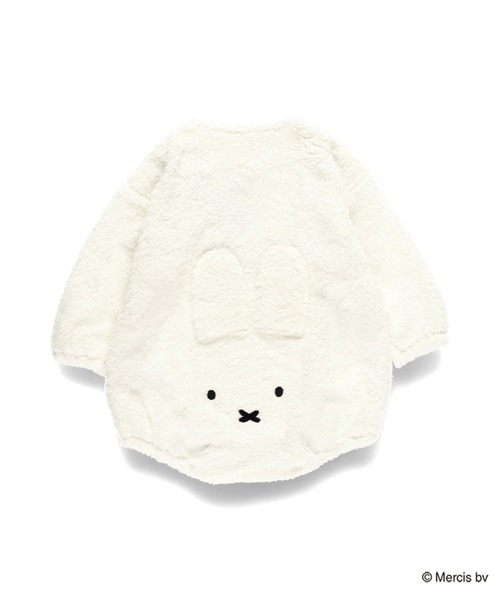 BRANSHES(ブランシェス)の「【miffy/ミッフィー】ボアカバーオール(ロンパース・キッズ・ピンク/アイボリー・70/80)」の7枚目の写真