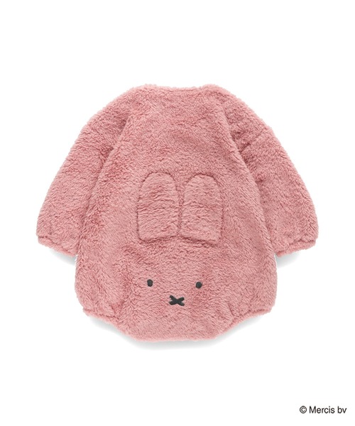 BRANSHES(ブランシェス)の「【miffy/ミッフィー】ボアカバーオール(ロンパース・キッズ・ピンク/アイボリー・70/80)」の12枚目の写真