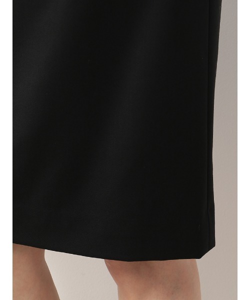 【セール】【ウォッシャブル】タイトスカート ストレッチ ブラック 無地 通年【レディース】（スーツスカート）｜HARUYAMA（ハルヤマ）