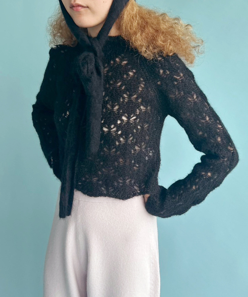 EDIT.FOR LULU - AYNI シアークロップドニット セール】【AYNI/アイニ】シアークロップドニット（ニット