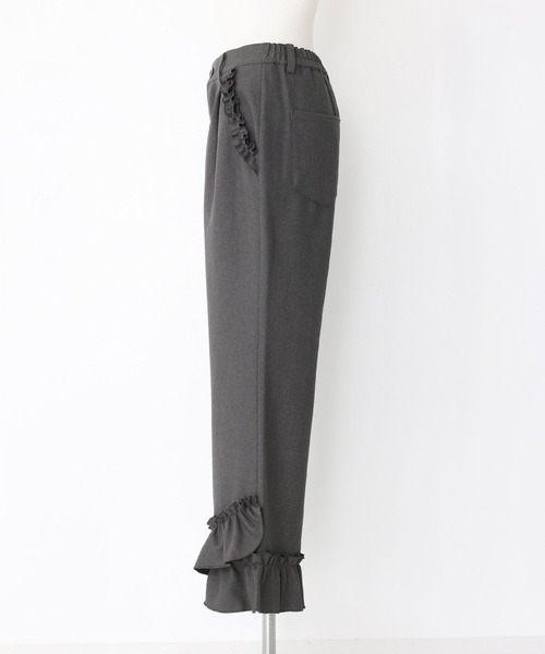 somari imagination（ソマリ イマジネーション）の「『裾フリルフレアパンツ』（その他パンツ・レディース・グレー/ネイビー・2/1）」の19枚目の写真