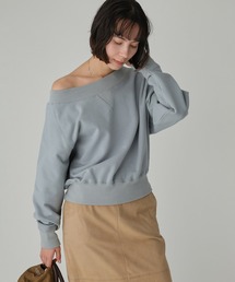 新品　MINAKO★YOKOMORI ボートネック　オフショルダー　トップス オフショルダートップス 肩だし ボートネック」に該当するファッション
