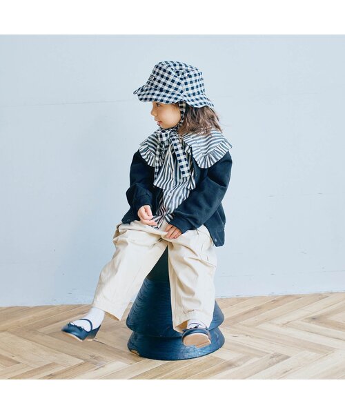 p.premier(ピードットプルミエ)の「【ジュニア対応】裏毛スナップボタンカーディガン(カーディガン/ボレロ・キッズ・グレー/オフホワイト/ブラック/レッド・80/90/100/110/120/130/140)」の7枚目の写真