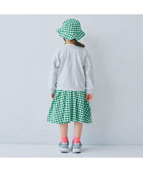 p.premier(ピードットプルミエ)の「【ジュニア対応】裏毛スナップボタンカーディガン(カーディガン/ボレロ・キッズ・グレー/オフホワイト/ブラック/レッド・80/90/100/110/120/130/140)」の9枚目の写真