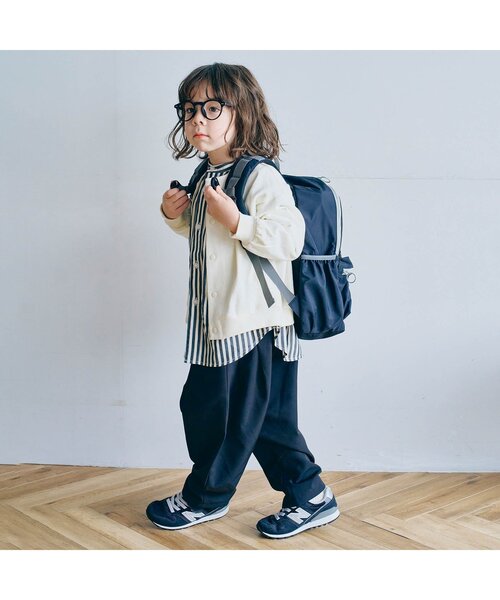 p.premier(ピードットプルミエ)の「【ジュニア対応】裏毛スナップボタンカーディガン(カーディガン/ボレロ・キッズ・グレー/オフホワイト/ブラック/レッド・80/90/100/110/120/130/140)」の12枚目の写真