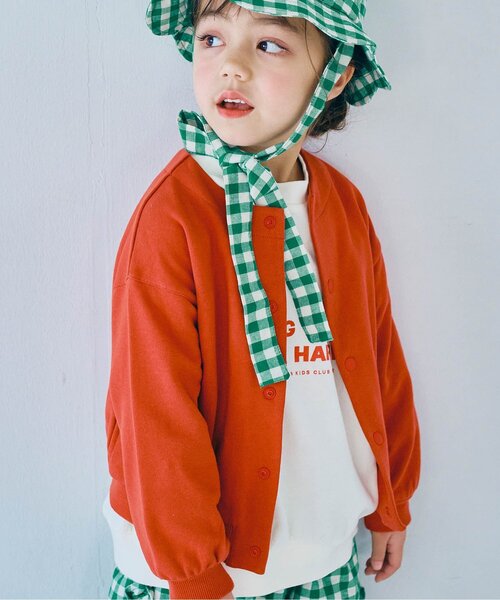 p.premier(ピードットプルミエ)の「【ジュニア対応】裏毛スナップボタンカーディガン(カーディガン/ボレロ・キッズ・グレー/オフホワイト/ブラック/レッド・80/90/100/110/120/130/140)」の22枚目の写真