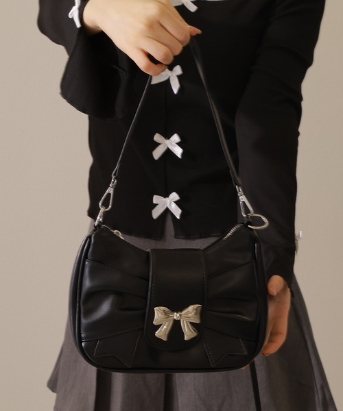 【新品未使用】as\"on ブラウン　レザー　ショルダーバッグ　保存袋付き VitaFelice クーポン対象 ショルダーバッグ レディース 小さめ