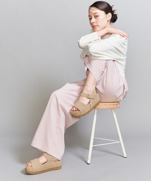 国内EXCLUSIVE】＜UGG＞ゴールデンスター ハイ サンダル