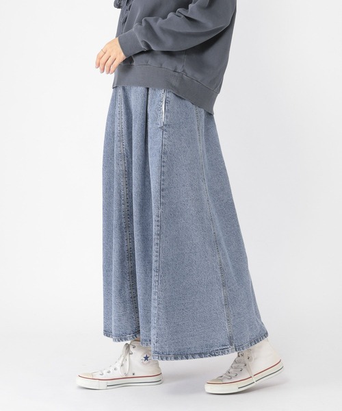 studio CLIP（スタディオクリップ）の「【ONKUL掲載商品】パッチワークデニムスカート[プチ・プラスサイズあり]《CLIP denim》（デニムスカート・レディース・ブルー系その他/ライトブルー・FREE/ﾌﾘｰ(L)/PF）」の16枚目の写真