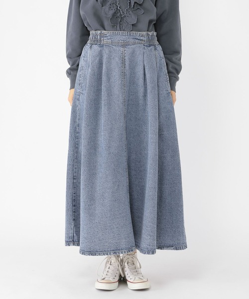 studio CLIP（スタディオクリップ）の「【ONKUL掲載商品】パッチワークデニムスカート[プチ・プラスサイズあり]《CLIP denim》（デニムスカート・レディース・ブルー系その他/ライトブルー・FREE/ﾌﾘｰ(L)/PF）」の17枚目の写真