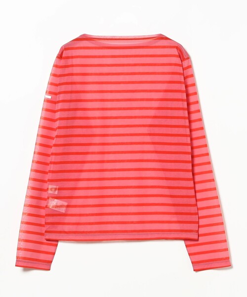 Ray BEAMS（レイビームス）の「ORCIVAL / シースルー ボーダー Tシャツ（Tシャツ/カットソー・レディース・サックスブルー/ピンク・ONE SIZE）」の20枚目の写真