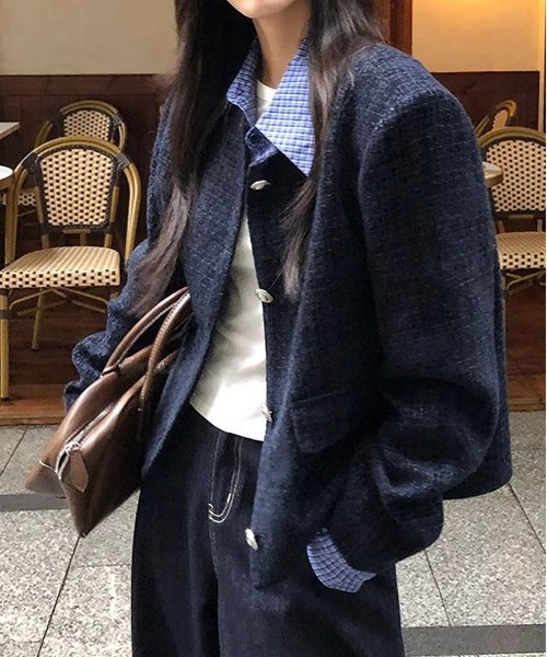 MAISON DE THERESE(メゾン ド テレーズ)の「ジャケット(テーラードジャケット・レディース・ブラック・XL/L/M/S)」の10枚目の写真