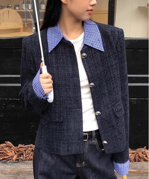 MAISON DE THERESE(メゾン ド テレーズ)の「ジャケット(テーラードジャケット・レディース・ブラック・XL/L/M/S)」の13枚目の写真