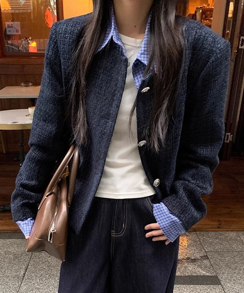 MAISON DE THERESE(メゾン ド テレーズ)の「ジャケット(テーラードジャケット・レディース・ブラック・XL/L/M/S)」の9枚目の写真