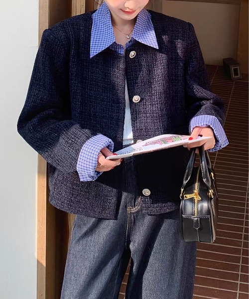 MAISON DE THERESE(メゾン ド テレーズ)の「ジャケット(テーラードジャケット・レディース・ブラック・XL/L/M/S)」の22枚目の写真