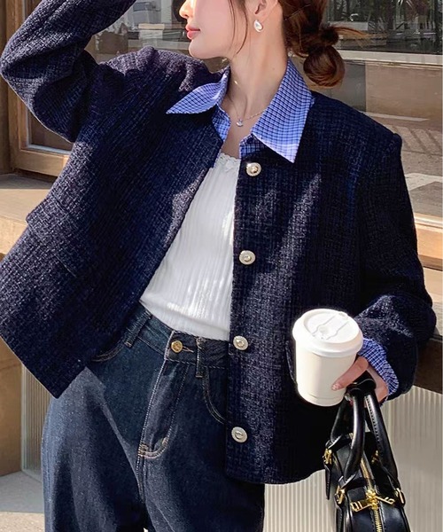 MAISON DE THERESE(メゾン ド テレーズ)の「ジャケット(テーラードジャケット・レディース・ブラック・XL/L/M/S)」の21枚目の写真