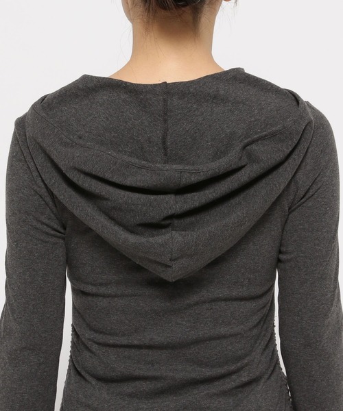 3.3 Field Trip （3.3フィールドトリップ）の「3.3 Field Trip／フード付きシャーリングワンピース（ワンピース・レディース・カーキ/チャコール・FREE）」の15枚目の写真