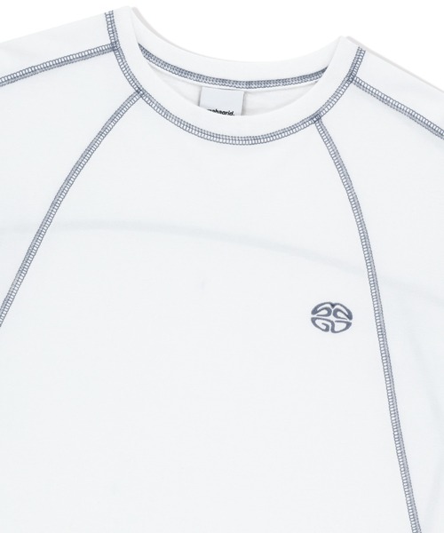 MAHAGRID(マハグリッド)の「『mahagrid/マハグリッド』 ECLIPSE LOGO STITCH LS TEE/イクリプスロゴステッチロンTEE(Tシャツ/カットソー・レディース・ブラック/ホワイト・L/M)」の4枚目の写真