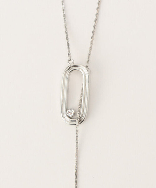 K.T KIYOKO TAKASE(キヨコタカセ)の「オーバルパーツスライド ネックレス(ネックレス・レディース・シルバー・FREE)」の6枚目の写真