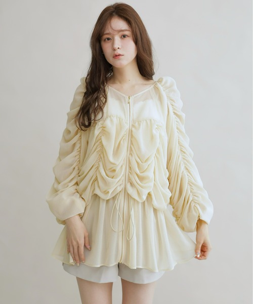 SONO ペプラムブルゾン SONO ペプラムブルゾン