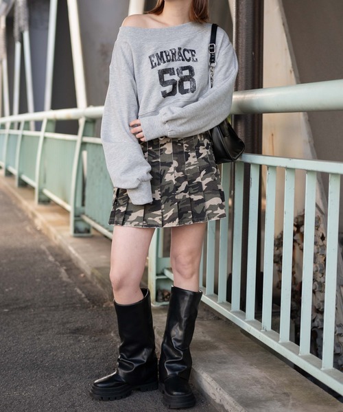 WEGO（ウィゴー）の「WEGO/【25年春夏新作】ウエストドロストプリーツスカート（スカート・レディース・その他1・FREE）」の2枚目の写真