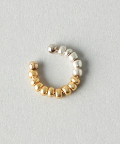 CITEN(シテン)の「<CITEN>メタルビーズイヤーカフ(イヤーカフ・レディース・シルバー/その他1・FREE)」の4枚目の写真