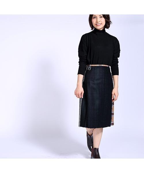 FREAK'S STORE（フリークスストア）の「ハイゲージタートルチュニック（ニット/セーター・レディース・ブラック/オフホワイト/グレー・ﾌﾘ-）」の21枚目の写真