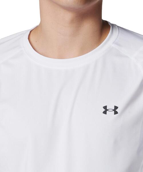 UNDER ARMOUR(アンダーアーマー)の「UAヒートギア フィッティド ノベルティ ロングスリーブ クルーネック シャツ(ゴルフ/メンズ)(Tシャツ/カットソー・メンズ・ホワイト・XL/M/2XL/L/S)」の5枚目の写真