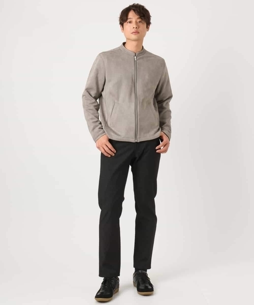 a.v.v（アーヴェヴェ）の「【ストレッチ】スマートシャンブレー5ポケットパンツ(セットアップ可）（スラックス・メンズ・ネイビー/チャコールグレー・46/48/44/50）」の14枚目の写真