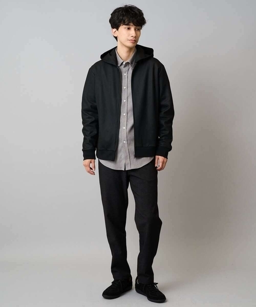 a.v.v(アーヴェヴェ)の「【ストレッチ】スマートシャンブレー5ポケットパンツ(セットアップ可)(スラックス・メンズ・ネイビー/チャコールグレー・46/48/44/50)」の13枚目の写真