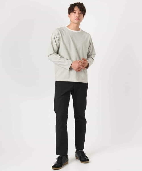 a.v.v（アーヴェヴェ）の「【ストレッチ】スマートシャンブレー5ポケットパンツ(セットアップ可）（スラックス・メンズ・ネイビー/チャコールグレー・46/48/44/50）」の17枚目の写真