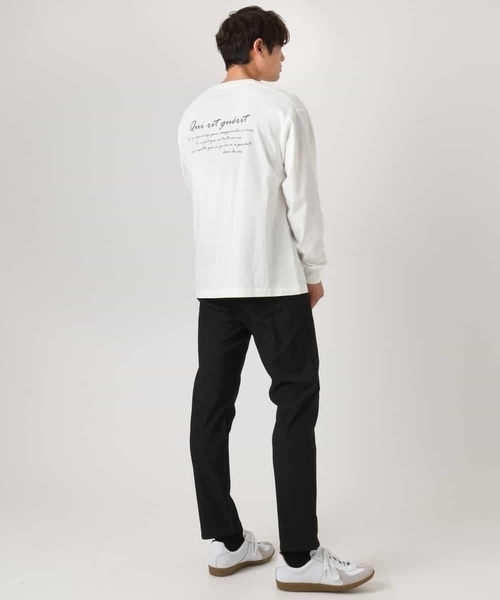 a.v.v（アーヴェヴェ）の「【ストレッチ】スマートシャンブレー5ポケットパンツ(セットアップ可）（スラックス・メンズ・ネイビー/チャコールグレー・46/48/44/50）」の20枚目の写真