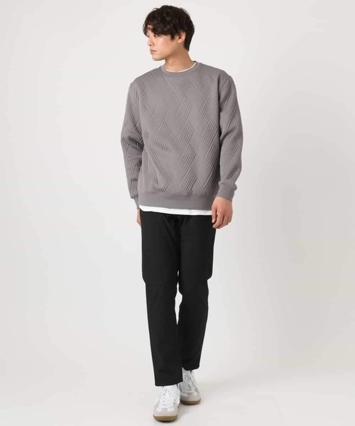 a.v.v（アーヴェヴェ）の「【ストレッチ】スマートシャンブレー5ポケットパンツ(セットアップ可）（スラックス・メンズ・ネイビー/チャコールグレー・46/48/44/50）」の16枚目の写真