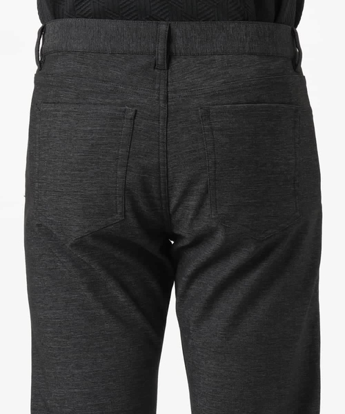 a.v.v（アーヴェヴェ）の「【ストレッチ】スマートシャンブレー5ポケットパンツ(セットアップ可）（スラックス・メンズ・ネイビー/チャコールグレー・46/48/44/50）」の4枚目の写真