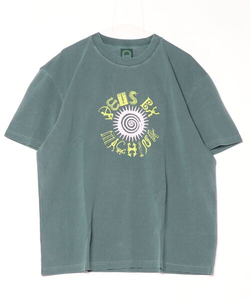 DEUS EX MACHINA(デウスエクスマキナ)の「【DEUS】Inside Out Tee インサイドアウトティー(Tシャツ/カットソー・メンズ・グリーン/ホワイト・MEDIUM/X-LARGE/LARGE)」の9枚目の写真