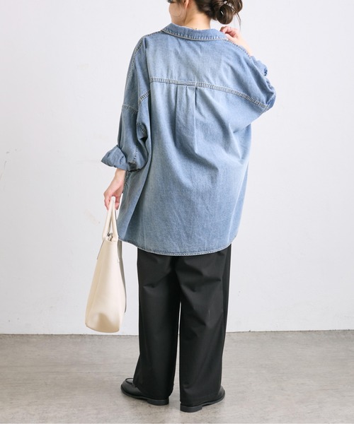 PUAL CE CIN(ピュアルセシン)の「【WEB限定】2タックスラックスパンツ(スラックス・レディース・ブラック/グレー・FREE)」の16枚目の写真