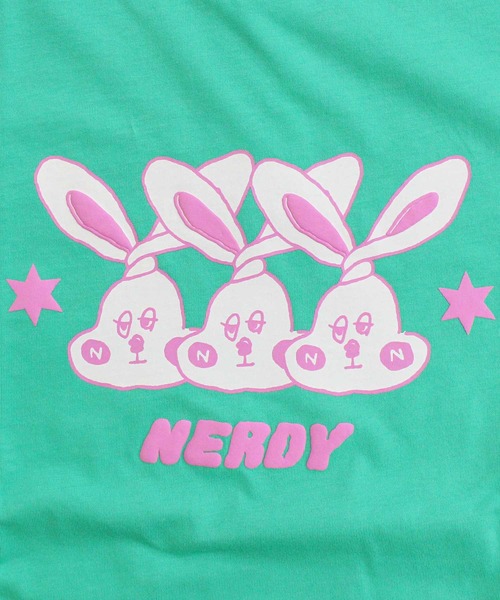 NERDY（ノルディ）の「NERDY ツイストバディ半袖Tシャツ TWIST BUDDY S/S T-SHIRT（Tシャツ/カットソー・メンズ・イエロー/グリーン・M）」の4枚目の写真