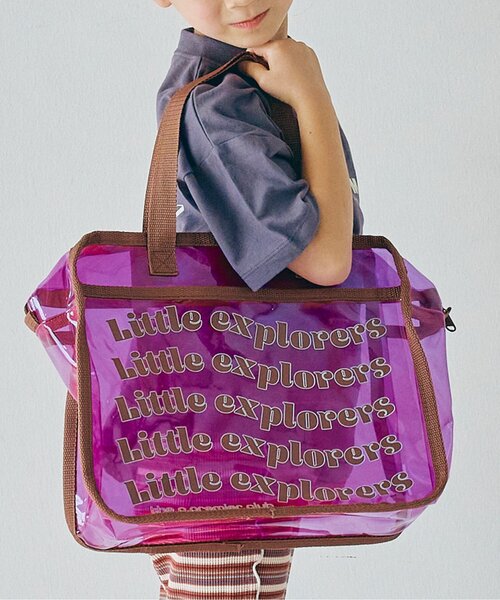 p.premier（ピードットプルミエ）の「ボストンプールBAG（スイムグッズ・キッズ・サックスブルー/イエロー/ブラウン/グリーン/ピンク/レッド・FREE）」の2枚目の写真