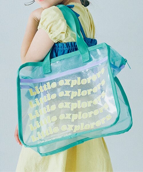 p.premier（ピードットプルミエ）の「ボストンプールBAG（スイムグッズ・キッズ・サックスブルー/イエロー/ブラウン/グリーン/ピンク/レッド・FREE）」の4枚目の写真