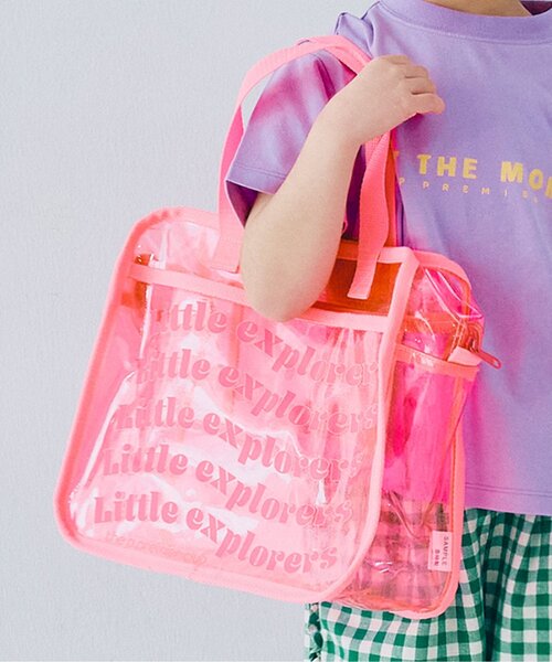 p.premier（ピードットプルミエ）の「ボストンプールBAG（スイムグッズ・キッズ・サックスブルー/イエロー/ブラウン/グリーン/ピンク/レッド・FREE）」の5枚目の写真