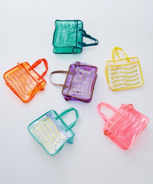 p.premier（ピードットプルミエ）の「ボストンプールBAG（スイムグッズ・キッズ・サックスブルー/イエロー/ブラウン/グリーン/ピンク/レッド・FREE）」の7枚目の写真