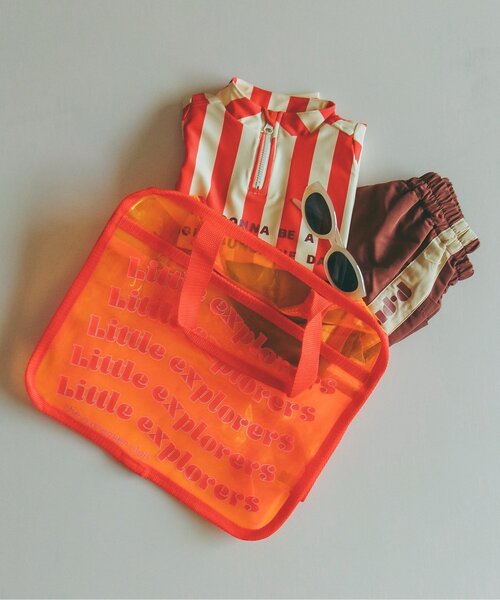 p.premier（ピードットプルミエ）の「ボストンプールBAG（スイムグッズ・キッズ・サックスブルー/イエロー/ブラウン/グリーン/ピンク/レッド・FREE）」の8枚目の写真