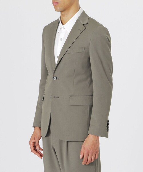 LOVELESS（ラブレス）の「ウールミックスツイルジャケット（テーラードジャケット・メンズ・ライトグレー/ブラウン系その他3/ブラック・L/S/M）」の8枚目の写真