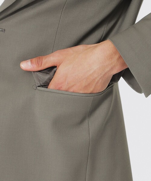 LOVELESS（ラブレス）の「ウールミックスツイルジャケット（テーラードジャケット・メンズ・ライトグレー/ブラウン系その他3/ブラック・L/S/M）」の11枚目の写真