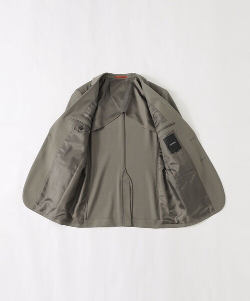 LOVELESS（ラブレス）の「ウールミックスツイルジャケット（テーラードジャケット・メンズ・ライトグレー/ブラウン系その他3/ブラック・L/S/M）」の14枚目の写真