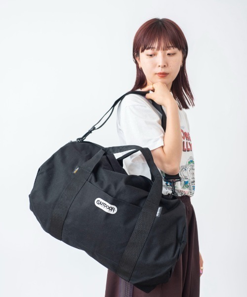 OVERRIDE(オーバーライド)の「OUTDOOR PRODUCTS ロールボストン / アウトドアプロダクツ(ボストンバッグ・メンズ・グレー/ブラック/レッド/ネイビー・X-LARGE)」の1枚目の写真